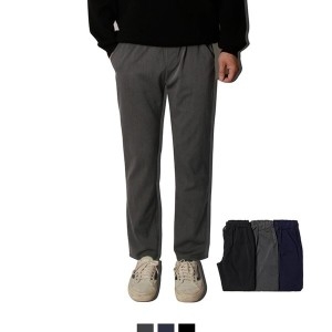 리빌모아 남자 기본핏 허리밴딩 9부 슬랙스 팬츠 KSM-PTA-SBX072_이미지