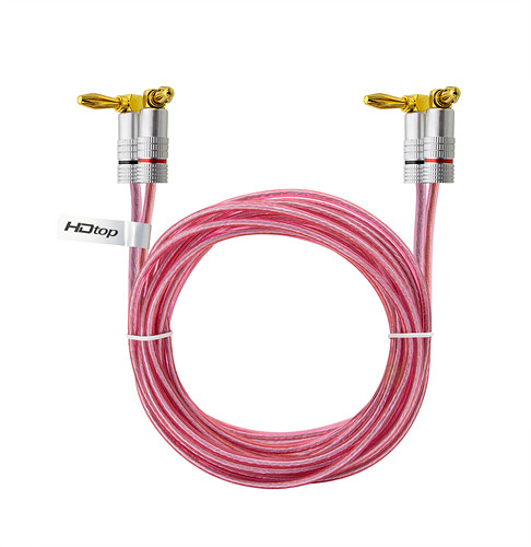 HT-TP 50C 꺾임 바나나플러그 스피커케이블