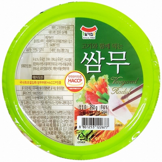 일미농수산 일가집 고기와 함께 먹는 쌈무 350g