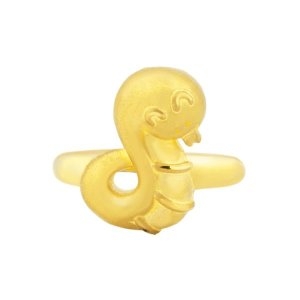 타이니앤코 뱀띠 스마일뱀 돌반지 3.75g [1개]