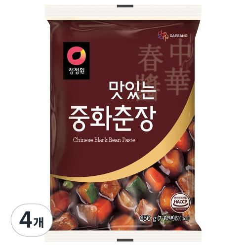 대상 청정원 맛있는 중화춘장 4개 250g이미지입니다. 누르면 해당 게시물로 새창이동합니다.