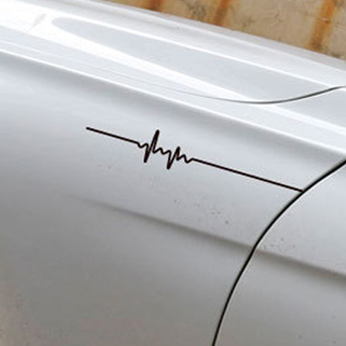 다름 주파수 심전도 주유구 스티커_이미지