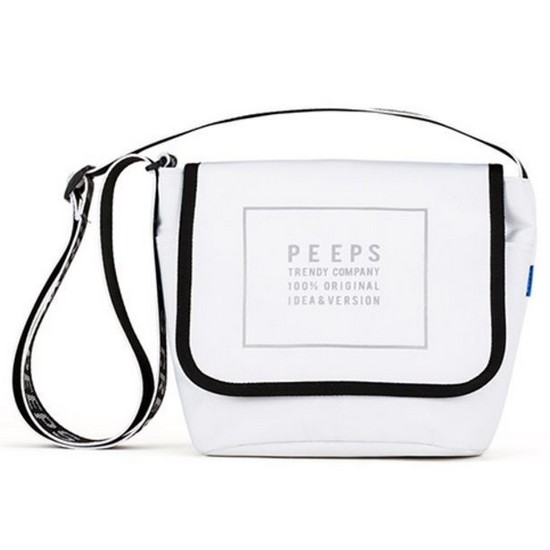 reflect light mini cross bag (white)