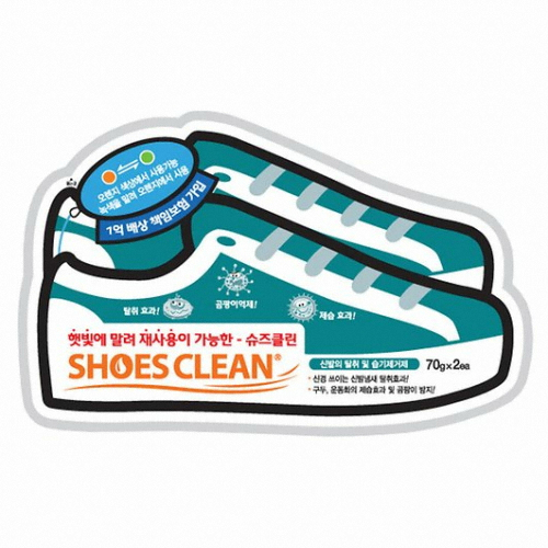 TPG 스마트뽀송 슈즈클린 신발용 70g 2p (1개)