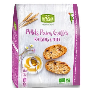 THE MOULIN DU PIVERT 물랑뒤피베르 프랑스 토스티드 꿀 스낵 225g 4팩_이미지