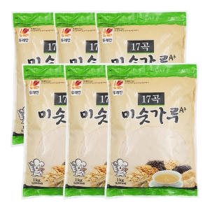 뚜레반  17곡 미숫가루 1kg x 6개