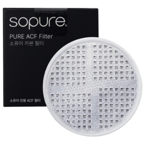 소퓨어 필터샤워기 PURE9 전용 2차 ACF 카본필터 (1개)_이미지