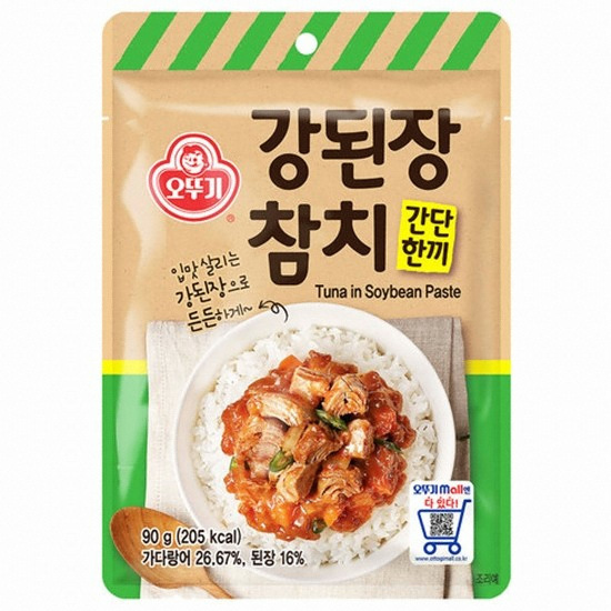 오뚜기 간단한끼 강된장참치 90g이미지입니다. 누르면 해당 게시물로 새창이동합니다.