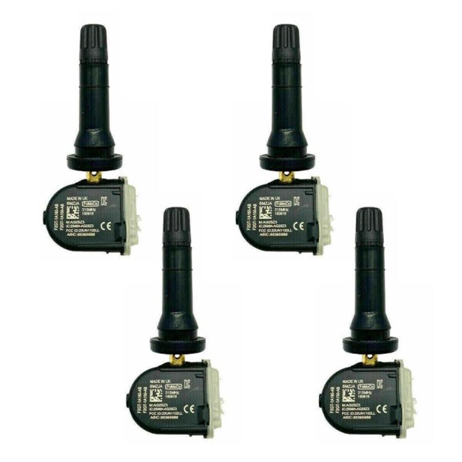 포드 4pcs 타이어 압력 센서 TPMS 익스플로러 2015-2019 F-150 머스탱 2015-2018 Fusion 2017 .._이미지