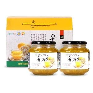 에덴식품 에덴유자차 1kg 2병
