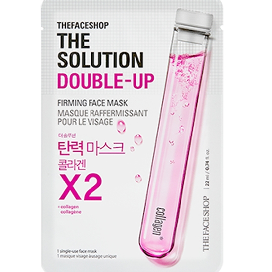 LG생활건강 더페이스샵 더 솔루션 더블업 탄력 마스크 (10매)_이미지