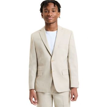 마이클코어스 키즈 보이 카키 린넨 노치 카라 자켓 153416724