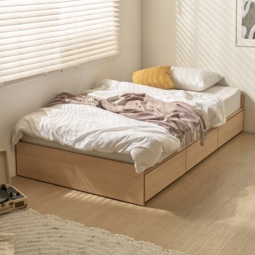 파로마 네오 가온 1단 무헤드 평상형 수납침대 SS (20T라텍스독립)_이미지