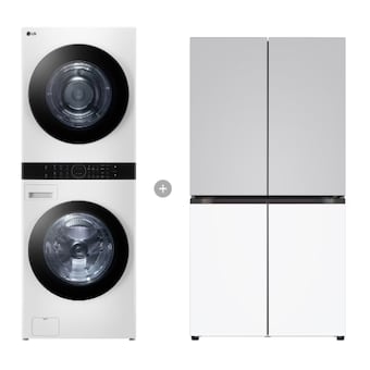 LG전자 트롬 오브제컬렉션 워시타워 W20WHN + STEM 베이직 T875MRH141
