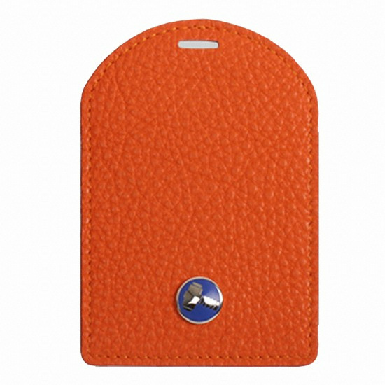 b 어벤져스 토르 고급 천연소가죽 캐리어 네임택