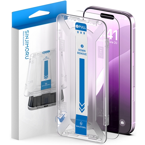 신지모루 아이폰17 AR 프로 하이포지션 무반사 AR 프로 강화유리 보호필름 (액정 1매)_이미지