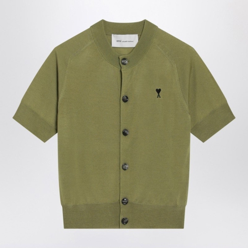 아미 MATCHA 그린 드 꾀흐 울 가디건 FKC387KN0039-A091 B0051940195