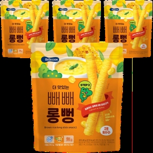 베베쿡 더 맛있는 빼빼롱뻥 구운옥수수 40g (4개)_이미지