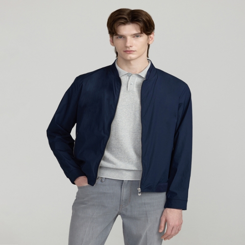  닥스 남성 네이비 썸머 블루종 점퍼_DMJU5B303N2