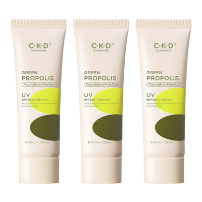 CKD 그린프로폴리스 파운데이션 프리 선크림 40ml (3개)_이미지