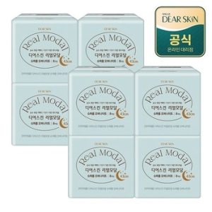 디어스킨 리얼모달 슈퍼롱 오버나이트 8개 *8팩(64개)_이미지