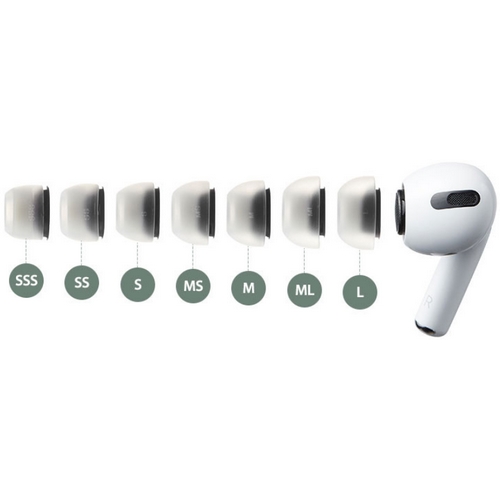 아즈라 세드나이어핏 맥스 에어팟 프로용 이어팁 (2쌍, SS)_이미지