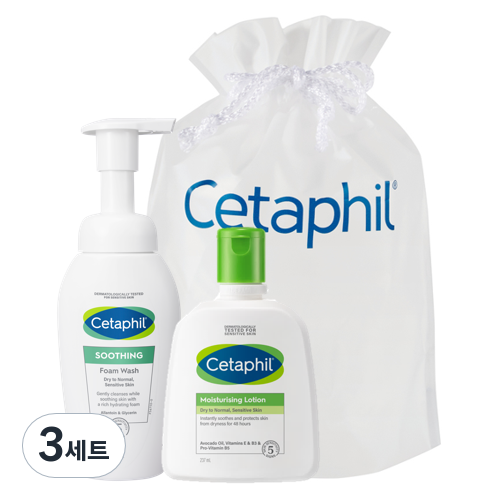수딩 폼클렌징 200ml + 로션 237ml + 파우치 세트