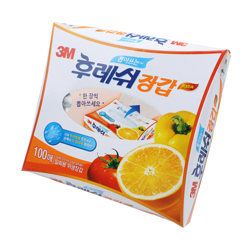뽑아쓰는 후레쉬장갑 100매