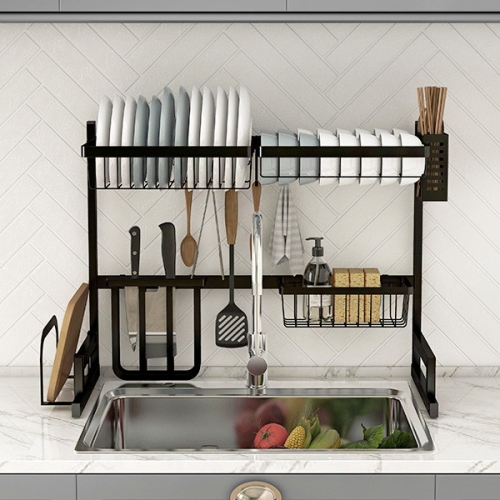 버니 스테인리스 부착식 식기건조대