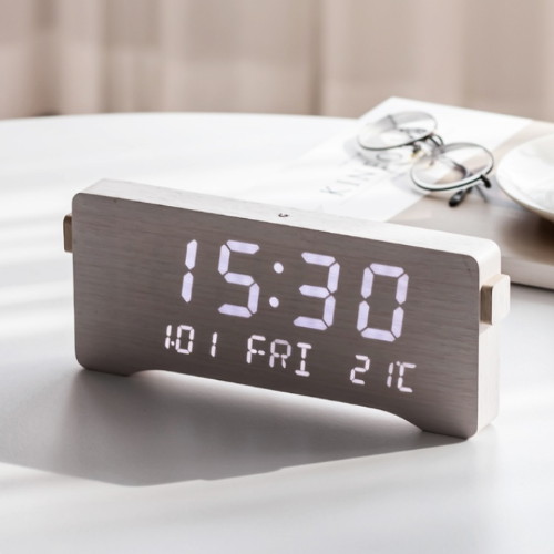 플라이토 우드 뉴모던 LED 탁상시계