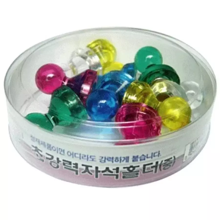  큐티 기타사무용품 초강력자석홀더 중15mmx10입CT-40
