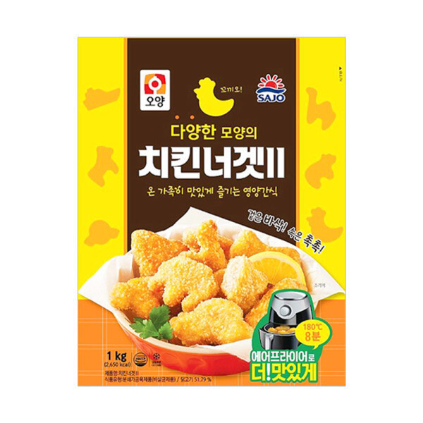 사조오양 바삭킹 치킨너겟 1kg [1개]