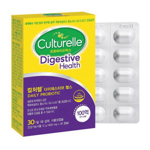 컬쳐렐 프로바이오틱스 다이제스티브 헬스 30캡슐
