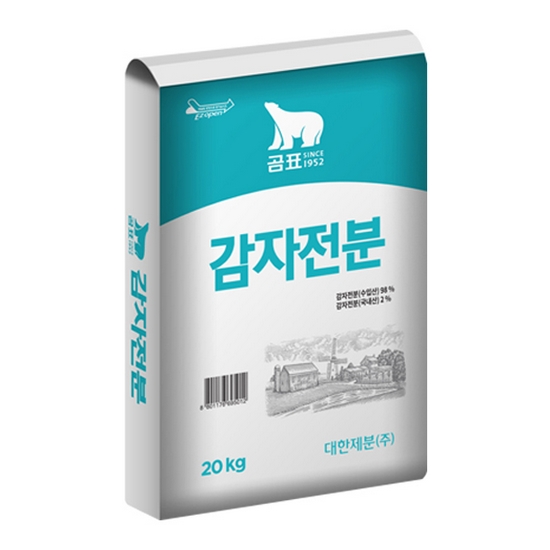 대한제분 곰표 감자전분 20kg (1개)