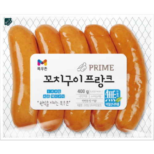 목우촌 프라임 꼬치구이프랑크 400g이미지입니다. 누르면 해당 게시물로 새창이동합니다.
