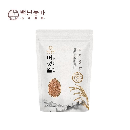 백년농가 차가 영지 상황버섯쌀 현미400g (1개)_이미지
