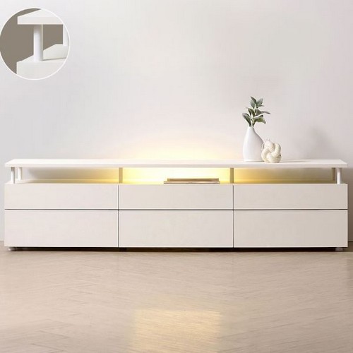 이안가구 델루나 LED 수납 높은 거실장 1800_이미지