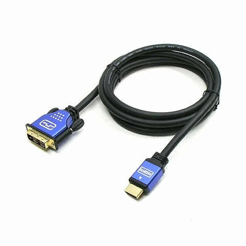 라이트컴 COMS HDMI to DVI 실속고급형 변환 케이블 (5m)_이미지