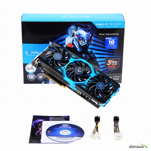 SAPPHIRE 라데온 R9 290X Vapor-X D5 4GB Tri-X_이미지