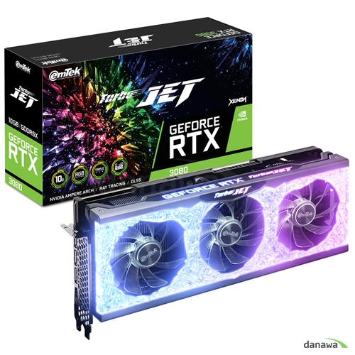 이엠텍 XENON 지포스 RTX 3080 TURBO JET D6X 10GB_이미지