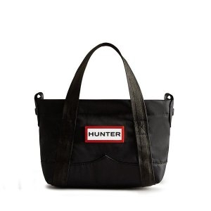 헌터 UNISEX 나일론 탑클립 미니 토트백 블랙_UBS1203KBMBLK