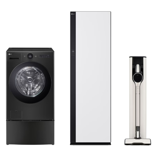 LG전자 트롬 오브제컬렉션 워시콤보 FH25KAX + 스타일러 SC5MSR82H + 청소기 AX920BWE이미지입니다. 누르면 해당 게시물로 새창이동합니다.