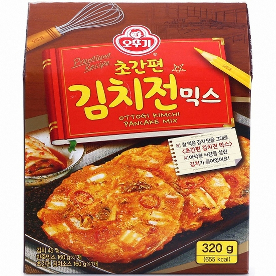 오뚜기 초간편 김치전 믹스 320g (1개)_이미지