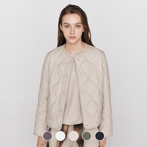 지오다노 여성 라운드넥 어니언 퀼팅 다운 경량 패딩 자켓 05375908이미지입니다. 누르면 해당 게시물로 새창이동합니다.