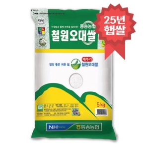 철원오대쌀 5kg 25년 햅쌀