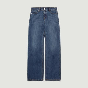 행텐 남자청바지 남성 히든밴딩 세미와이드 데님팬츠 10460-055-202_이미지