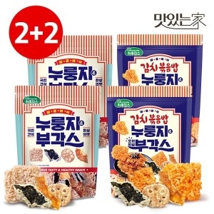 하루견과 누룽지 부각스 4봉 오리지널2봉+김치볶음밥맛2봉