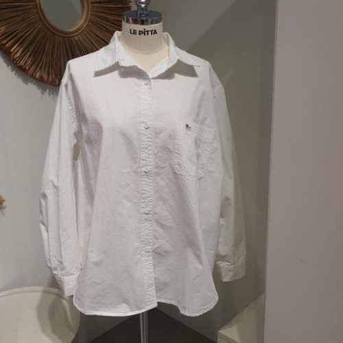 르피타 HC06 데일리 필수템 루즈핏 코튼 셔츠 화이트 데일리 필수템 루즈핏 코 S45038256