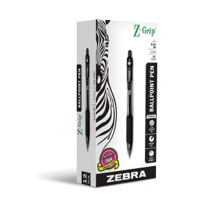 ���̸�� ����� �� ���� Z-�׸� 0.7mm ���̽� ���� ������ũ 12���� Pen Z-Grip Ballpoint Pen