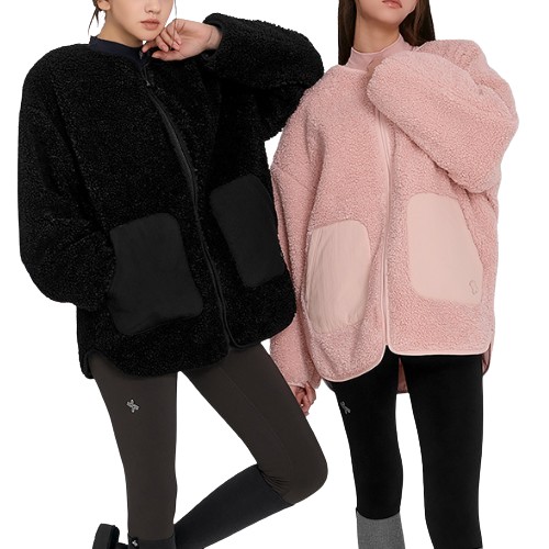 젝시믹스 포켓 쉐르파 점퍼 XA5411G_이미지